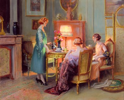 Tea by Lamplight by Delphin Enjolras